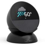 Made for Amazon Stand with USB-C and USB-A Charging Ports for Echo Spot (2024 Release)