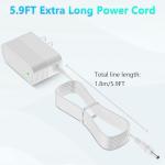 15W Power Adapter Replacement for Amazon Alexa Dot 3rd Gen, Dot 4th Gen, Dot 5th Gen 2022, Echo Pop, Echo Show 5, Echo Spot and Fire TV Cube Adapter Power Cord