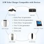 HY1C 21W power supply dapter for Amazon Alexa Echo 1st 2nd Generation, Echo Show 1st Gen, Echo Show 5 (3rd Gen), Echo Plus 1st Gen, Echo Look, Echo Link, Fire TV 2nd Gen, 15V replacement AC power cord