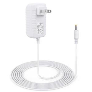 15W Power Cord Adapter for Echo Pop, Dot 5th Gen, Dot 4th, 3rd Generation, Kids Edition, TV Cube Smart Speakers - White Wall Charger Plug Long Cable, 5ft
