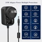 HY1C 21W power supply dapter for Amazon Alexa Echo 1st 2nd Generation, Echo Show 1st Gen, Echo Show 5 (3rd Gen), Echo Plus 1st Gen, Echo Look, Echo Link, Fire TV 2nd Gen, 15V replacement AC power cord