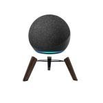 Real Wooden Tripod Stand for Alexa Echo Dots (4th Gen)(5th Gen), Wood Stand Holder with Metal Frame and Silicone pod Feets Secure Stable Wooden Mount Holder for Echo Dot Accessories (only Stand)