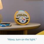 Amazon Echo Pop (newest model) | Officially Licensed NFL Limited-Edition | Pittsburgh Steelers ('25-26 Season Design)