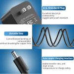 Amazon Echo Dot 3rd/4th Gen Power Adapter with Clock, Kids Edition, Show 5, Spot, Fire TV Cube AC/DC Adapter