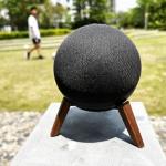 Real Wooden Tripod Stand for Alexa Echo Dots (4th Gen)(5th Gen), Wood Stand Holder with Metal Frame and Silicone pod Feets Secure Stable Wooden Mount Holder for Echo Dot Accessories (only Stand)