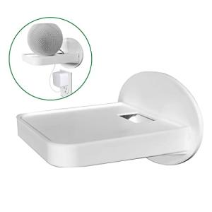 BELIEFLUO Outlet Shelf Holder, Bathroom Decor with Built-in Cable Management,A Space Saving Solution for Homepod Mini,Google Home/Echo/Smart Speakers/Electric Toothbrush/Cell Phone (Universal)…