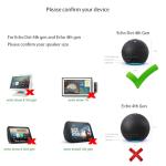 White Power Cord Replacement for Alexa Dot 3rd Gen, Dot 4th Gen, Dot 5th Gen 2022, Echo Pop 15W Power Adapter Charger