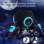 Echo Dot Stand，Table Stand Decorative Holder for Echo Dot (4th & 5th Generations) or Homepod Mini，Bracket can be Adjusted arbitrarily Posture (Black)