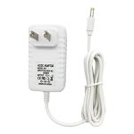 White Power Cord Replacement for Alexa Dot 3rd Gen, Dot 4th Gen, Dot 5th Gen 2022, Echo Pop 15W Power Adapter Charger