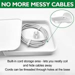 BELIEFLUO Outlet Shelf Holder, Bathroom Decor with Built-in Cable Management,A Space Saving Solution for Homepod Mini,Google Home/Echo/Smart Speakers/Electric Toothbrush/Cell Phone (Universal)…