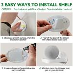 BELIEFLUO Outlet Shelf Holder, Bathroom Decor with Built-in Cable Management,A Space Saving Solution for Homepod Mini,Google Home/Echo/Smart Speakers/Electric Toothbrush/Cell Phone (Universal)…