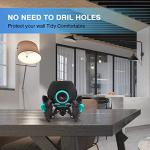 Echo Dot Stand，Table Stand Decorative Holder for Echo Dot (4th & 5th Generations) or Homepod Mini，Bracket can be Adjusted arbitrarily Posture (Black)