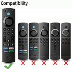 6.2 Inch Silicone Cover for 2023 Fire TV Stick 4K Max 2nd/Fir TV Omni Series/FireTV 4-Series Remote,Toshiba/Insignia FirTV Remote Cover with Lanyard(Mint)