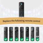 ORQRQO Replacement Remote for All Fire Series, TV Stick (HD, 4K, 4K Max, Lite), TV Cube and Omni, Insignia, Toshiba, Smart TVs, with Voice Control