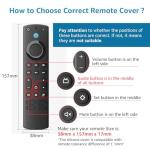 OneBom (2Pcs) Silicone Remote Cover Glow in The Dark for Firetv 4K Max (2nd)/Insignia/Pioneer/Omni (QLED) Series with Lanyard, Lightweight Anti-Slip Shockproof(Glow Green&Glow Blue)