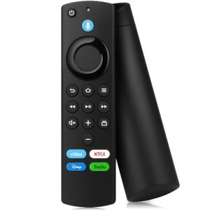 Voice Remote for Fire Smart Stick(2nd/3rd Gen,Lite,HD),TV Stick 4K/Max(1st/2nd Gen),TV Cube, TV Remote for Some Hisense, TCL, Insignia Smart TVs