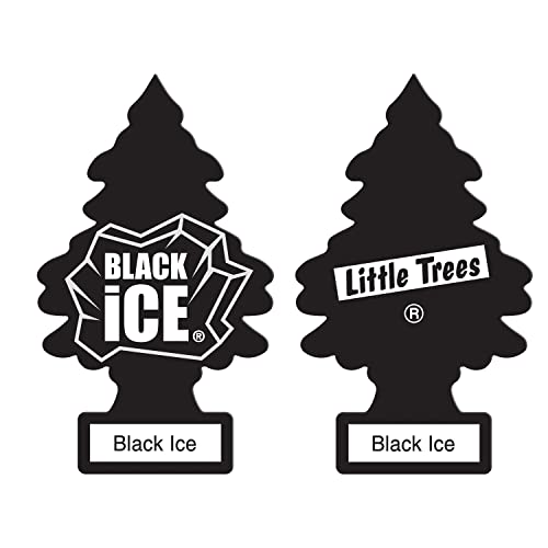 Little Trees Black Ice Air Freshener - 10-Pack