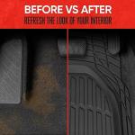 Motor Trend MT-923-BK Durable All-Weather Floor Mats