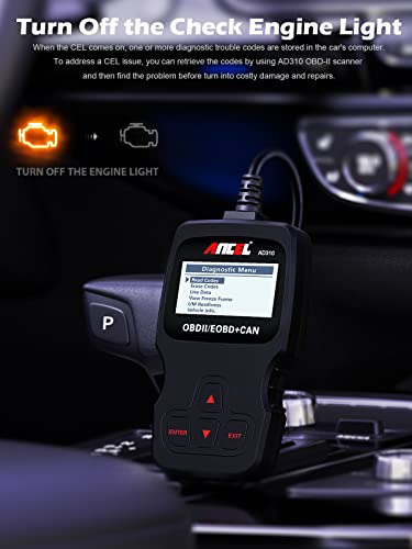ANCEL AD310 OBD II Scanner for All Vehicles