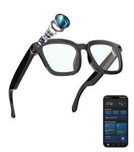 AI Smart Glasses with HD Camera and Audio