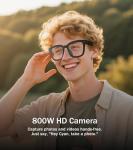 AI Smart Glasses with HD Camera and Audio