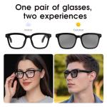 Tulbeys AI Smart Glasses with HD Camera and Auto Tint