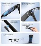 AI Smart Glasses with HD Camera and Real-Time Translation