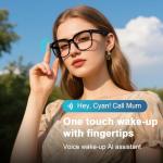 Tulbeys AI Smart Glasses - 1080P Video & Translation