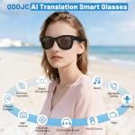 QDOJC Smart Glasses with 8MP Camera and AI