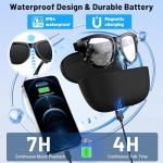 QDOJC Smart Glasses with 8MP Camera and AI