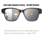 AI Smart Glasses with 8MP Camera and Voice Assistant