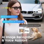 Tulbeys AI Smart Glasses with 4K Camera and Translation