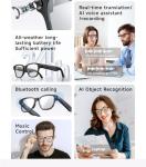 AI Smart Glasses with 8MP Camera and Voice Assistant