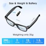 Tulbeys AI Smart Glasses with 4K Camera and Translation