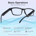 AI Translation Smart Glasses with Bluetooth & Audio