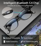 BLESSOURCE AI Smart Glasses with Translator and UV Protection