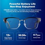 ONKELYIM AI Smart Glasses with Bluetooth Translation