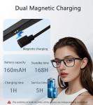 BLESSOURCE AI Smart Glasses with Translator and UV Protection