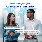 ONKELYIM AI Smart Glasses with Bluetooth Translation