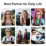 AI Translation Smart Glasses with Bluetooth & Audio