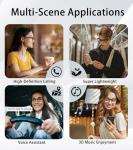 BLESSOURCE AI Smart Glasses with Translator and UV Protection