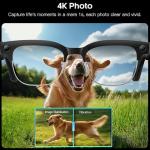 AI Smart Glasses with HD Camera and Voice Features