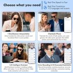 Luckits AI Smart Glasses with Real-Time Translation