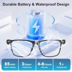 Tulbeys Bluetooth AI Smart Glasses with Language Translation