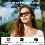 Tulbeys Bluetooth AI Smart Glasses with Language Translation