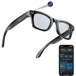 hellibito AI Smart Glasses with 4K Camera