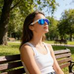 Smart Cycling Glasses with AI Translation & UV Protection