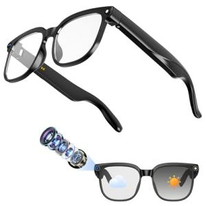 AI Smart Glasses with 8MP Camera and Audio