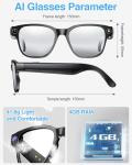 Hocomay AI Smart Glasses with 4K Camera