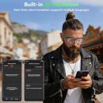 AI Smart Glasses with Camera and Translation Features